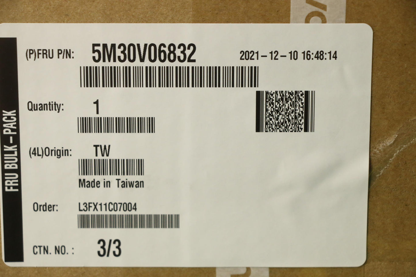 Lenovo Memory 128G D4T-26 Intel Dcpmm - 5M30V06832