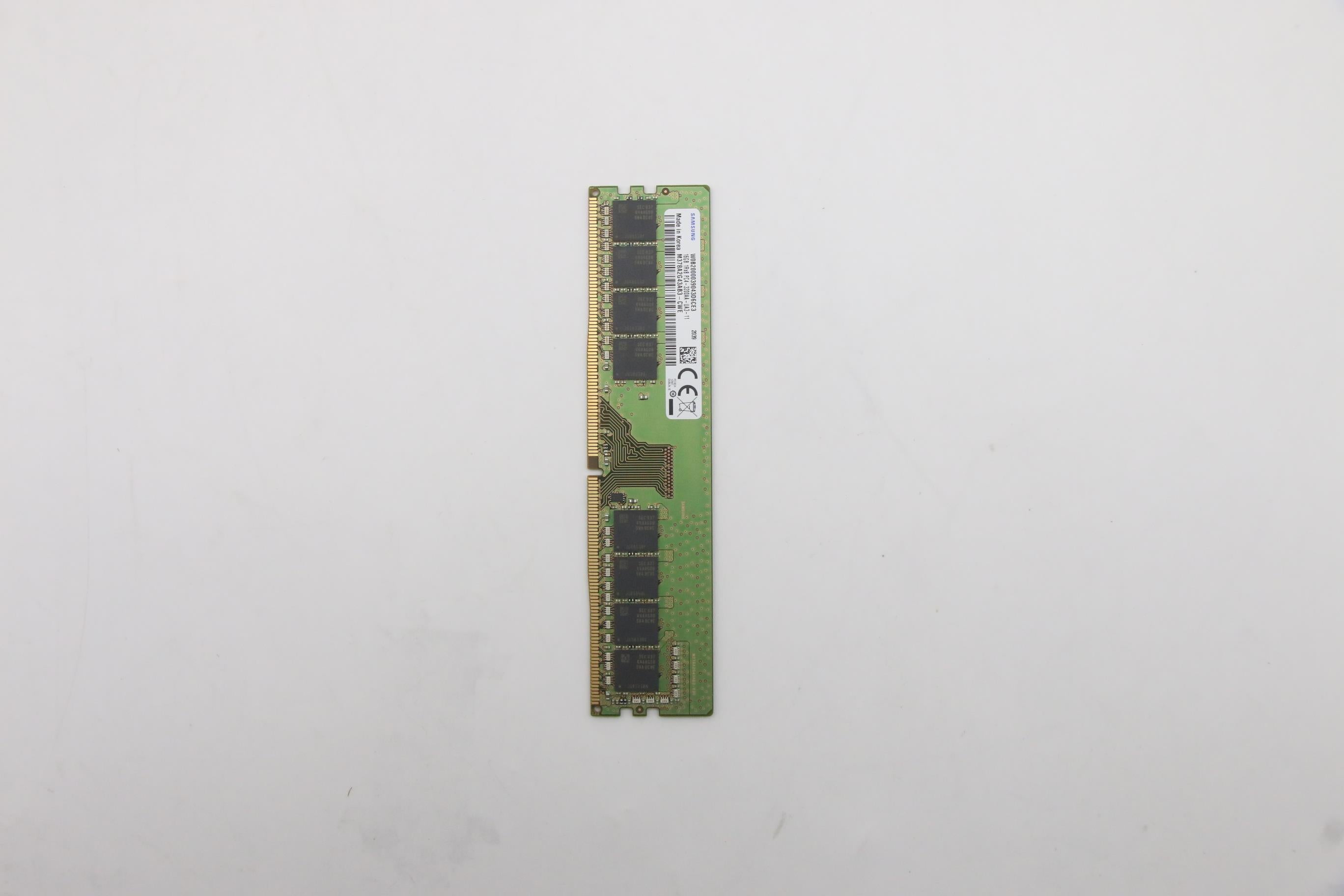 Lenovo 16GB DDR4 Memory, 3200 MHz, UDIMM, Samsung - 5M30V06841