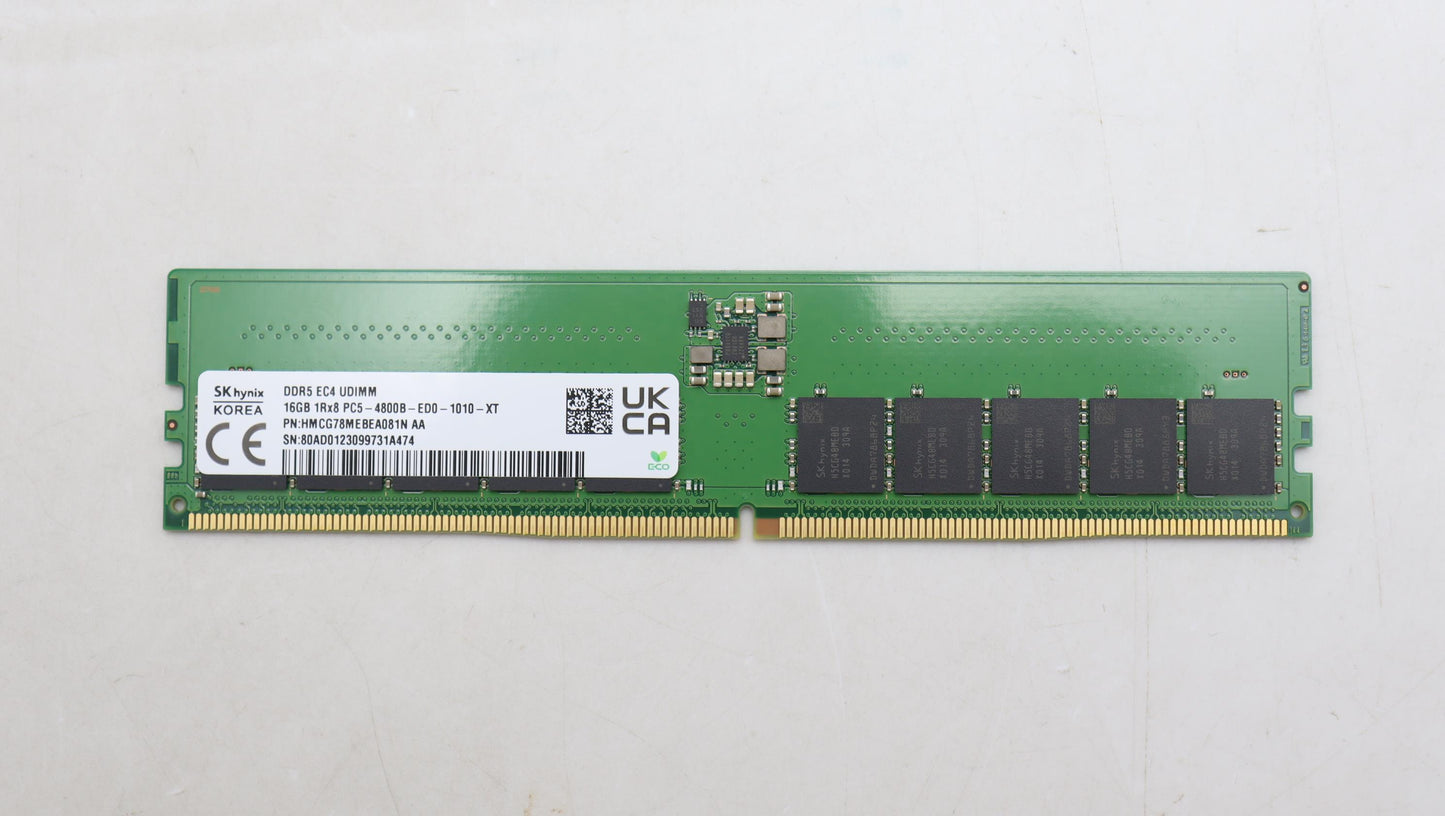 Lenovo Memory Ec4Udimm,16Gb,Ddr5,4800 - 5M30V06859