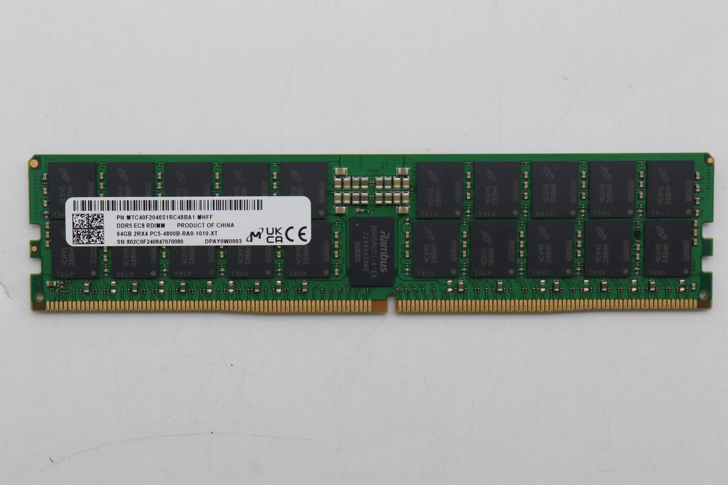 Lenovo Memory 64Gb,Micron,Mtc40F2046S - 5M30V06881
