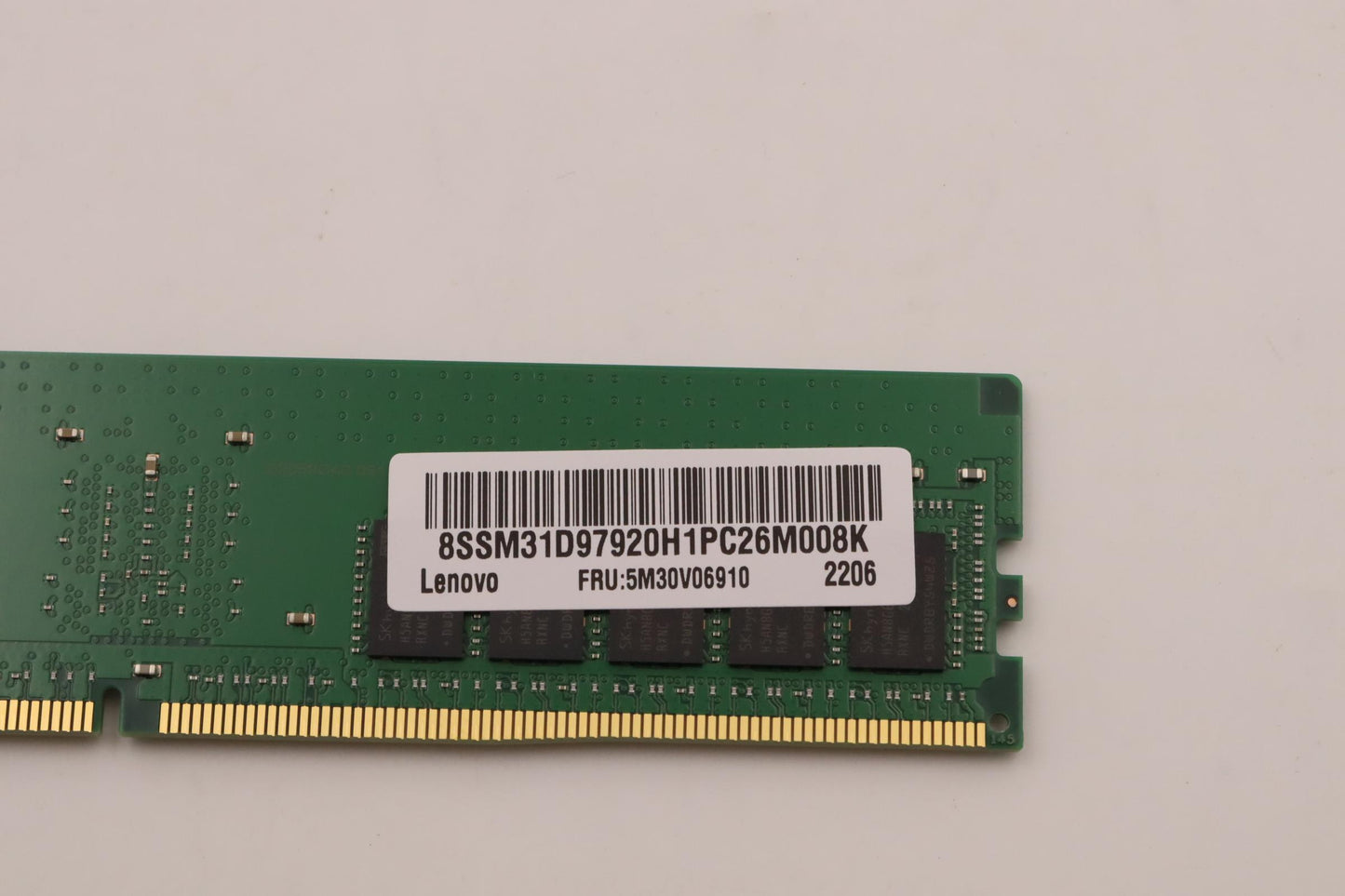 Lenovo (5M30V06910) 16GB DDR4 Memory Module, 3200MHz, RDIMM, ECC, Hynix