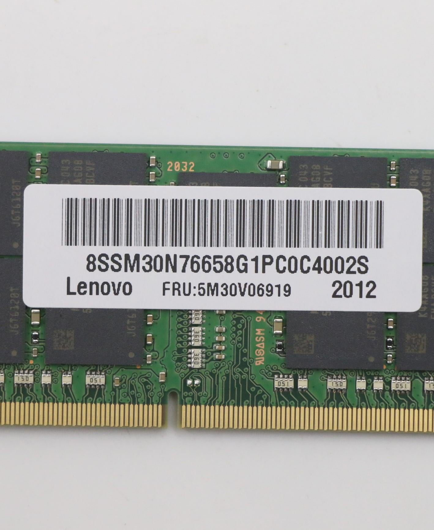 Lenovo (5M30V06919) 32GB Memory, DDR4, 2933MHz, SODIMM, ECC, Samsung