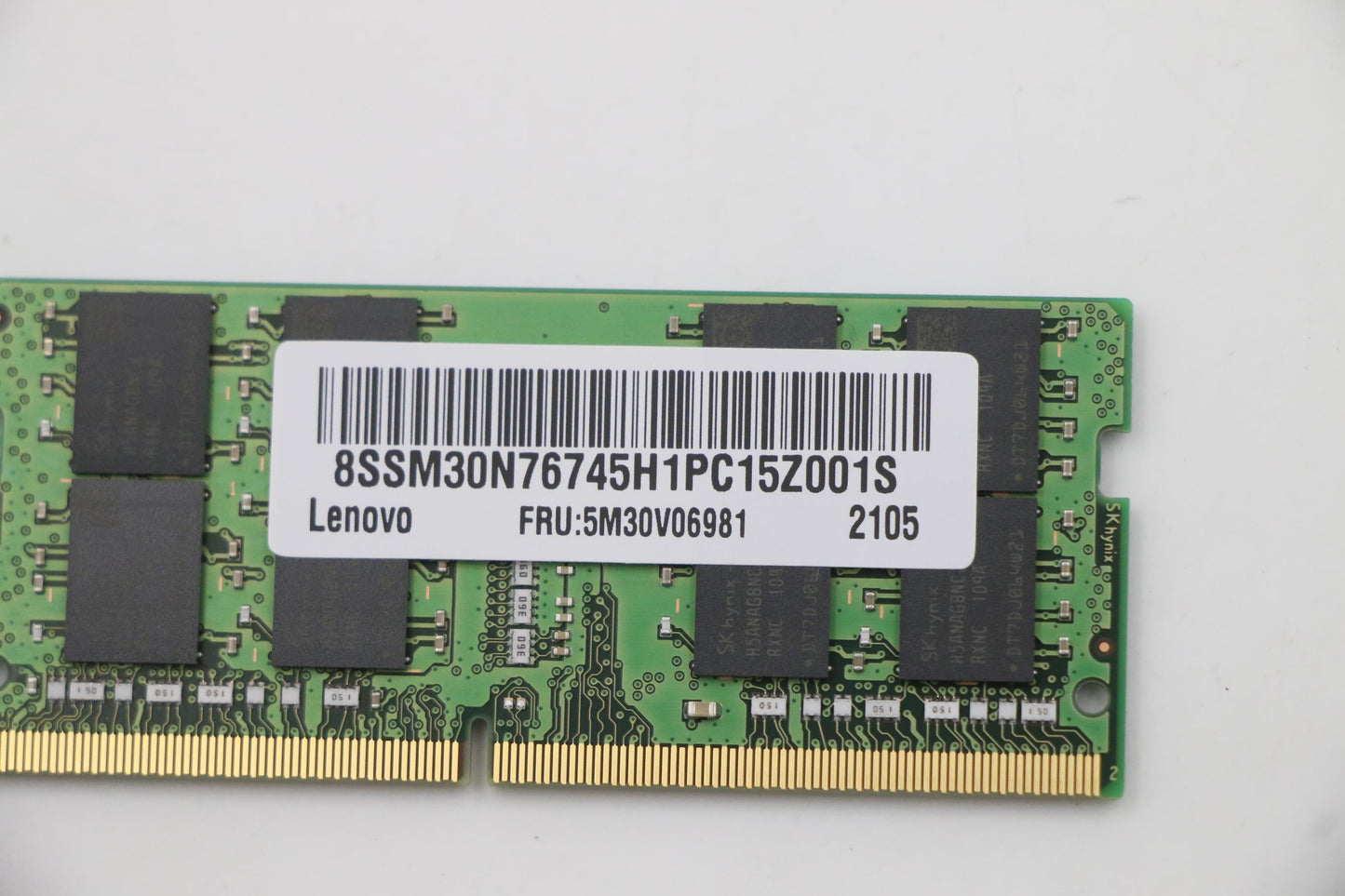 Lenovo (5M30V06981) Memory, 32GB, DDR4, 3200, SoDIMM, Hynix