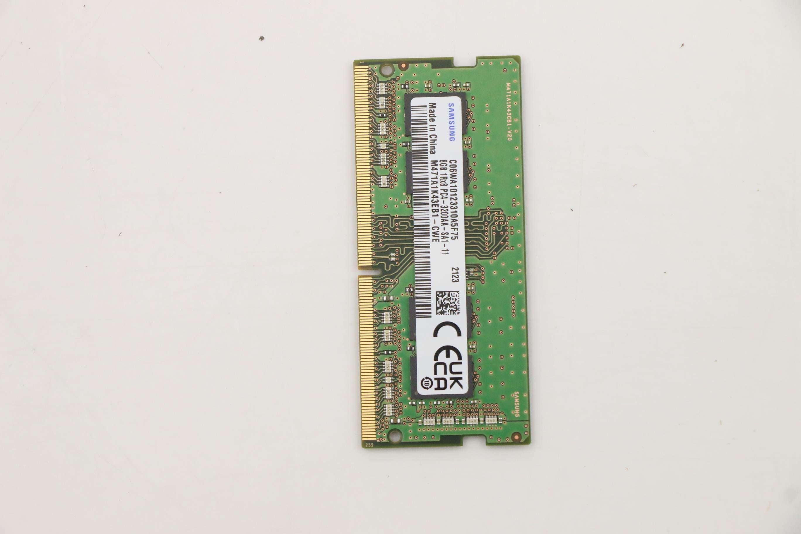 Lenovo 8GB Memory, DDR4, 3200 MHz, SODIMM, Samsung - 5M30Z71646