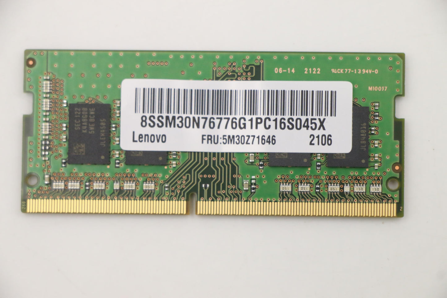 Lenovo (5M30Z71646) 8GB Memory, DDR4, 3200 MHz, SODIMM, Samsung