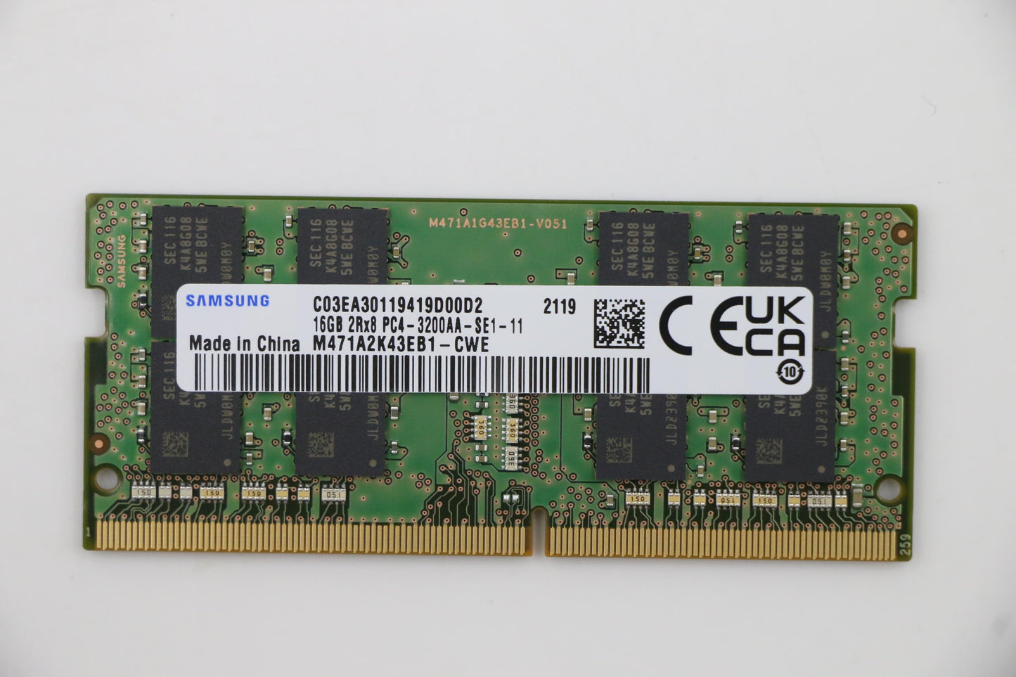 Lenovo Memory Sodimm,16Gb,Ddr4,3200,S - 5M30Z71647