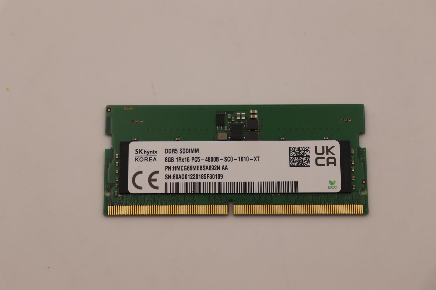 Lenovo Memory Sodimm,8Gb,Ddr5,4800,Hy - 5M30Z71679
