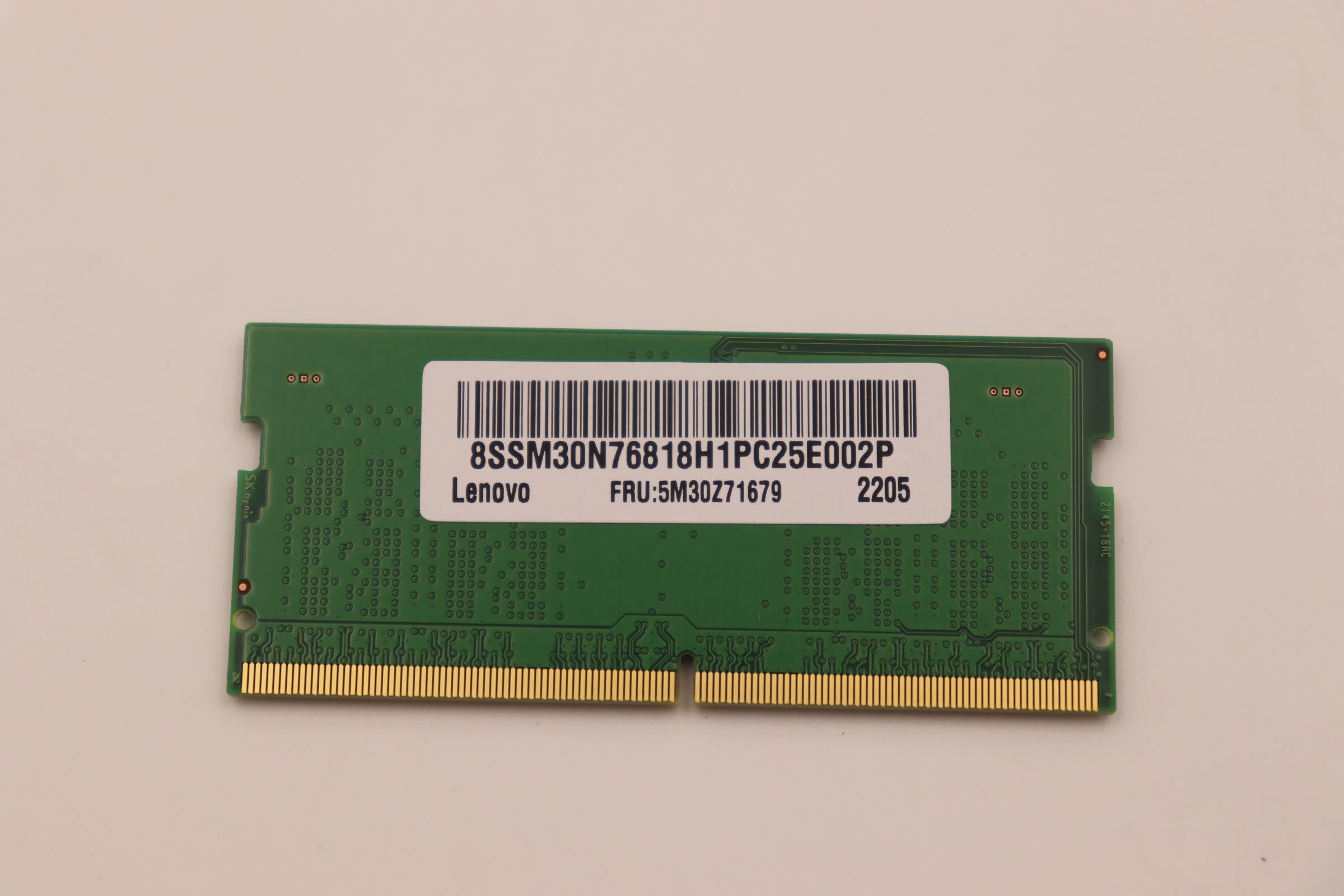 Lenovo Memory Sodimm,8Gb,Ddr5,4800,Hy - 5M30Z71679– LenovoPart