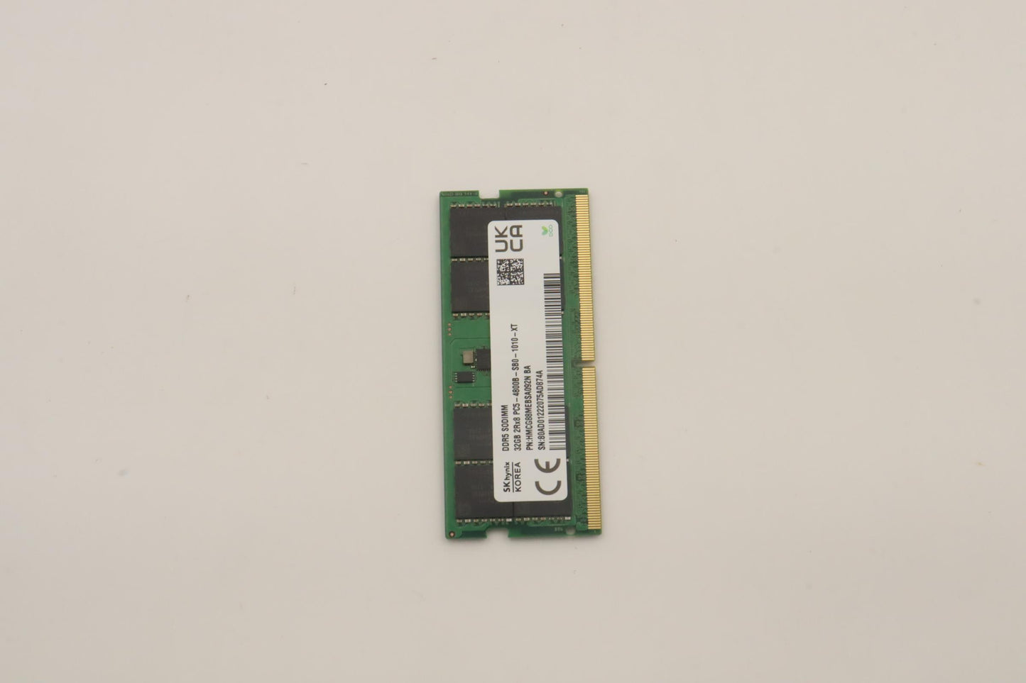 Lenovo (5M30Z71681) Memory, 32G, DDR5, 4800, SoDIMM, Hynix