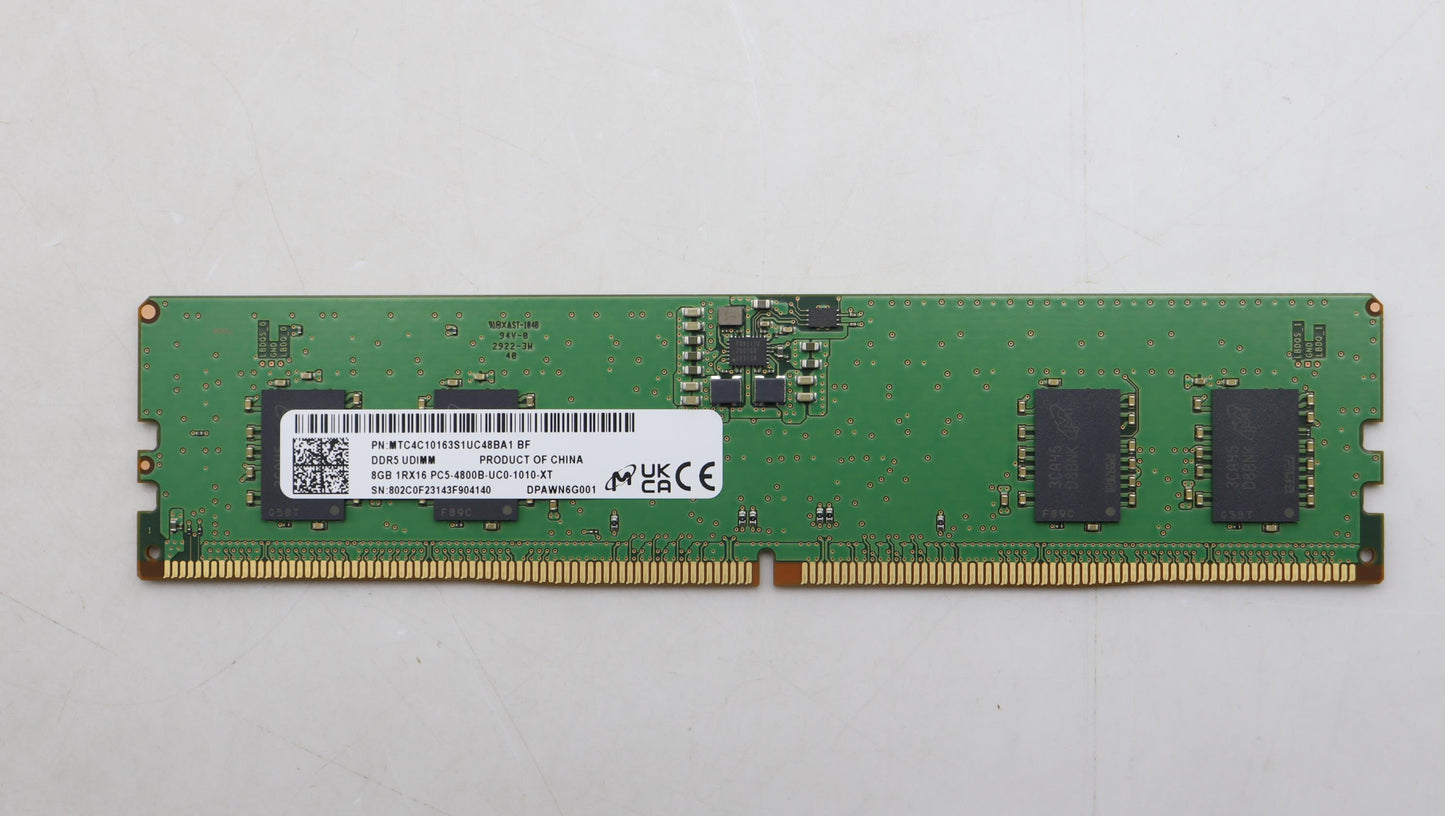 Lenovo Memory Udimm,8Gb, Ddr5,4800 ,M - 5M30Z71683
