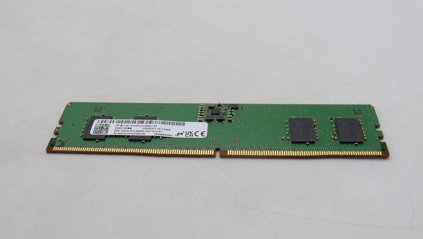 Lenovo Memory Udimm,8Gb, Ddr5,4800 ,M - 5M30Z71683