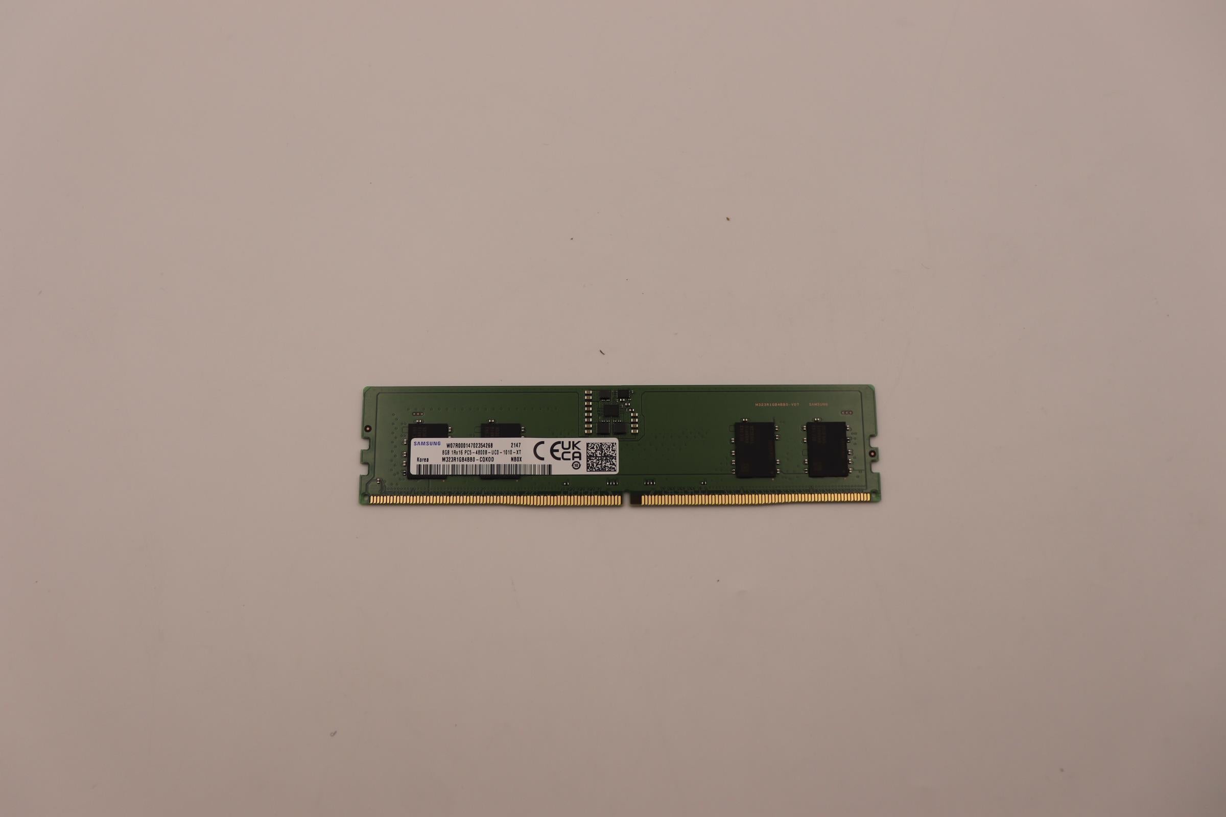 Lenovo 8GB DDR5-4800 UDIMM RAM by Samsung - 5M30Z71686– LenovoPart