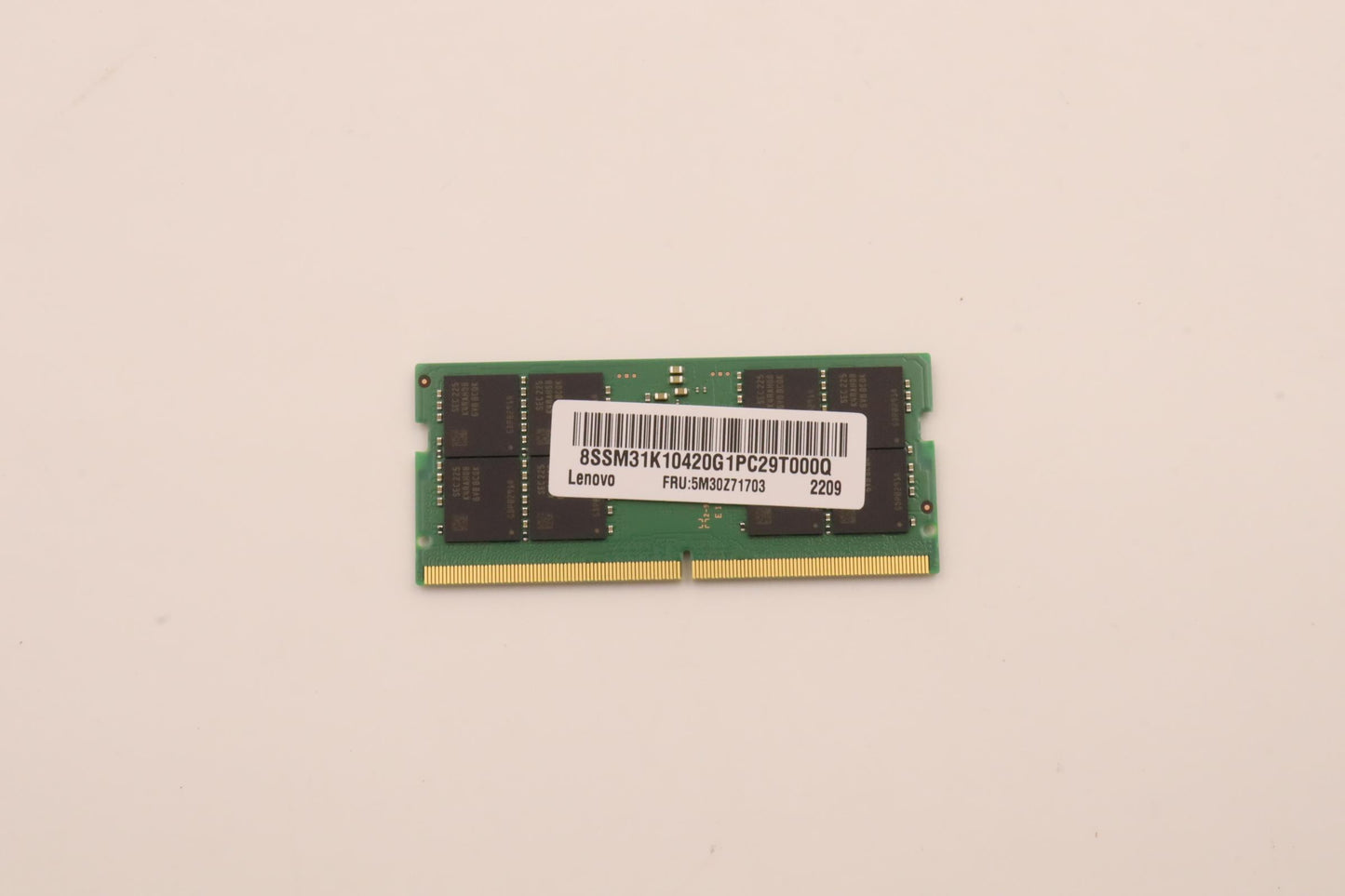 Lenovo 32GB Memory, DDR5, 4800 MHz, SODIMM, Samsung - 5M30Z71703