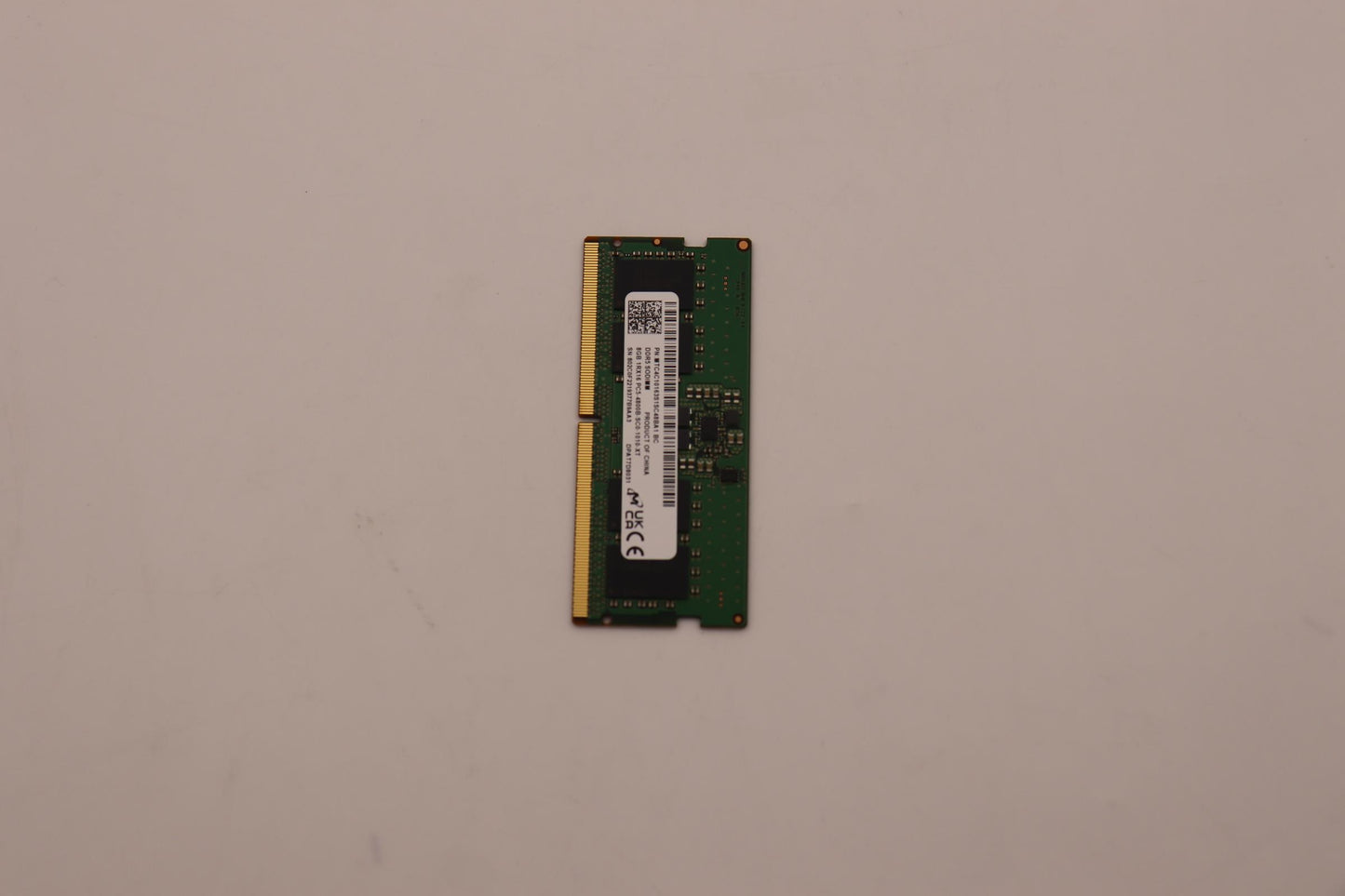 Lenovo (5M30Z71704) Memory Module, 8GB, DDR5, 4800MHz, SODIMM, Micron