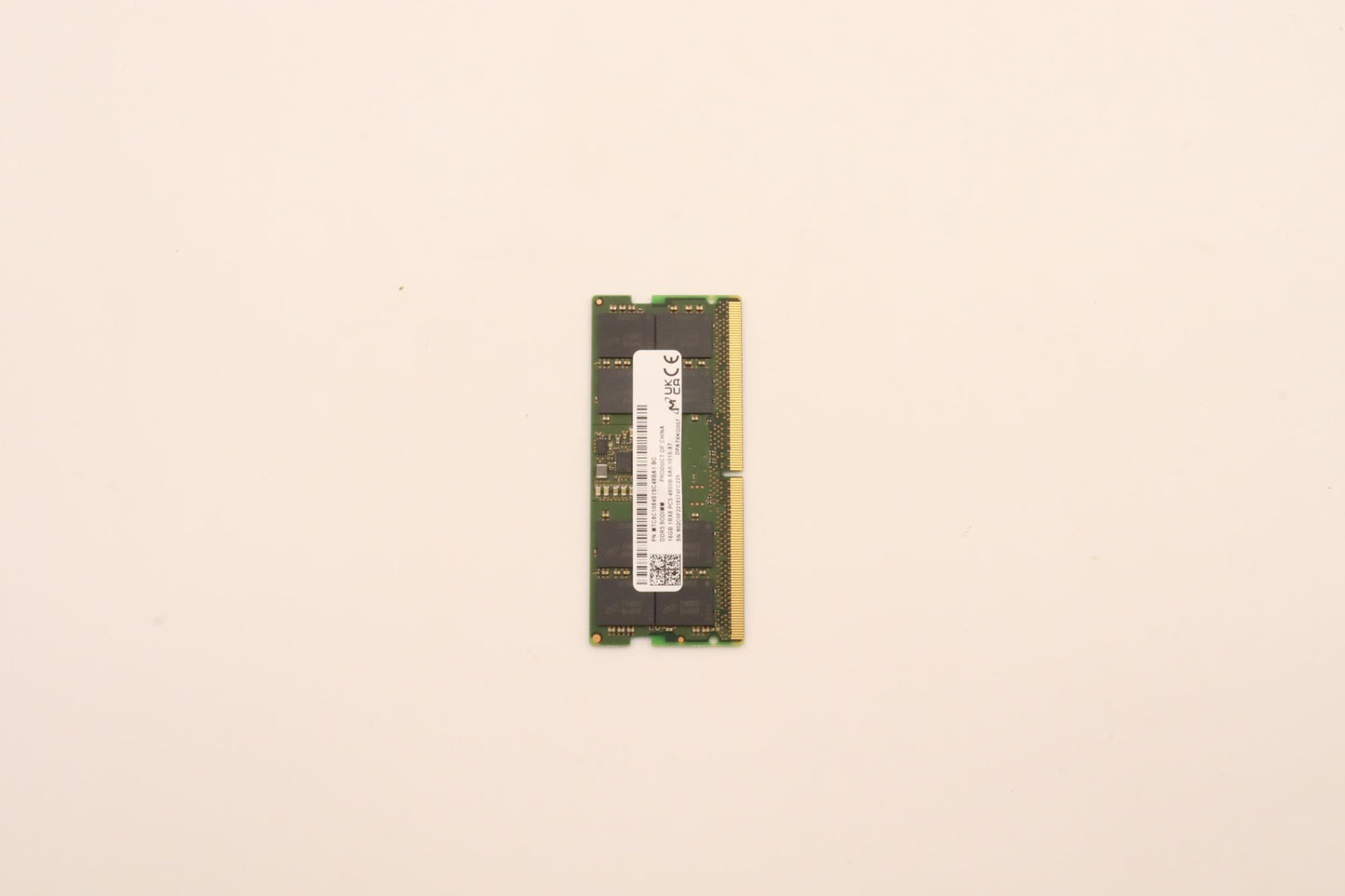 Lenovo 16GB Memory, DDR5, 4800 MHz, SODIMM, Micron - 5M30Z71705