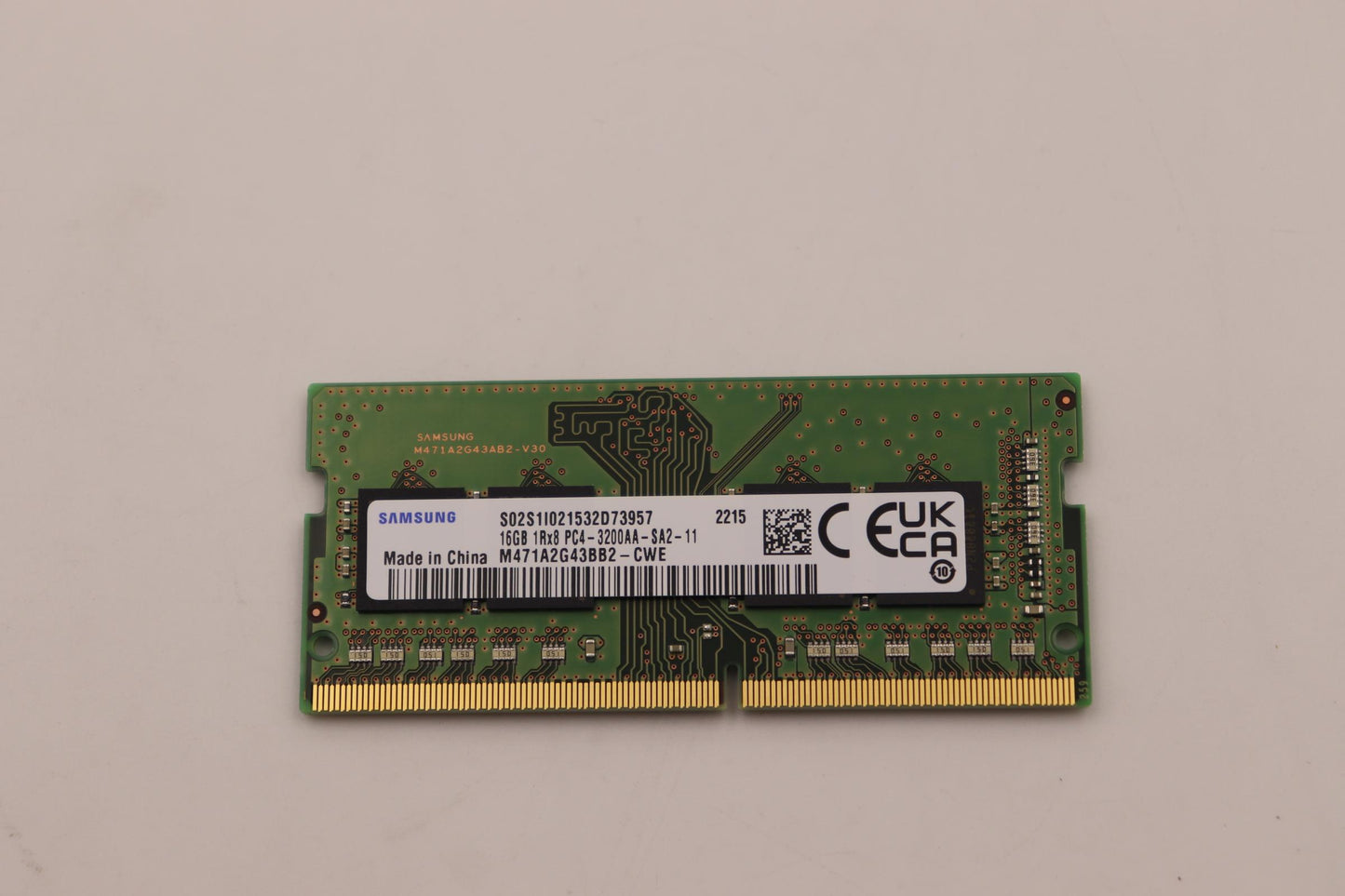 Lenovo (5M30Z71713) 16GB DDR4-3200 SoDIMM RAM by Samsung