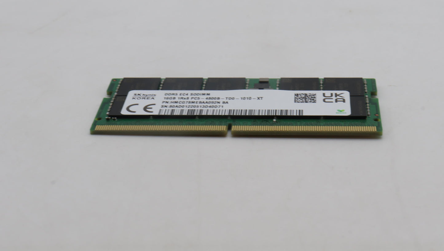 Lenovo Memory Ecc Sodimm,16Gb,Ddr5,48 - 5M30Z71732