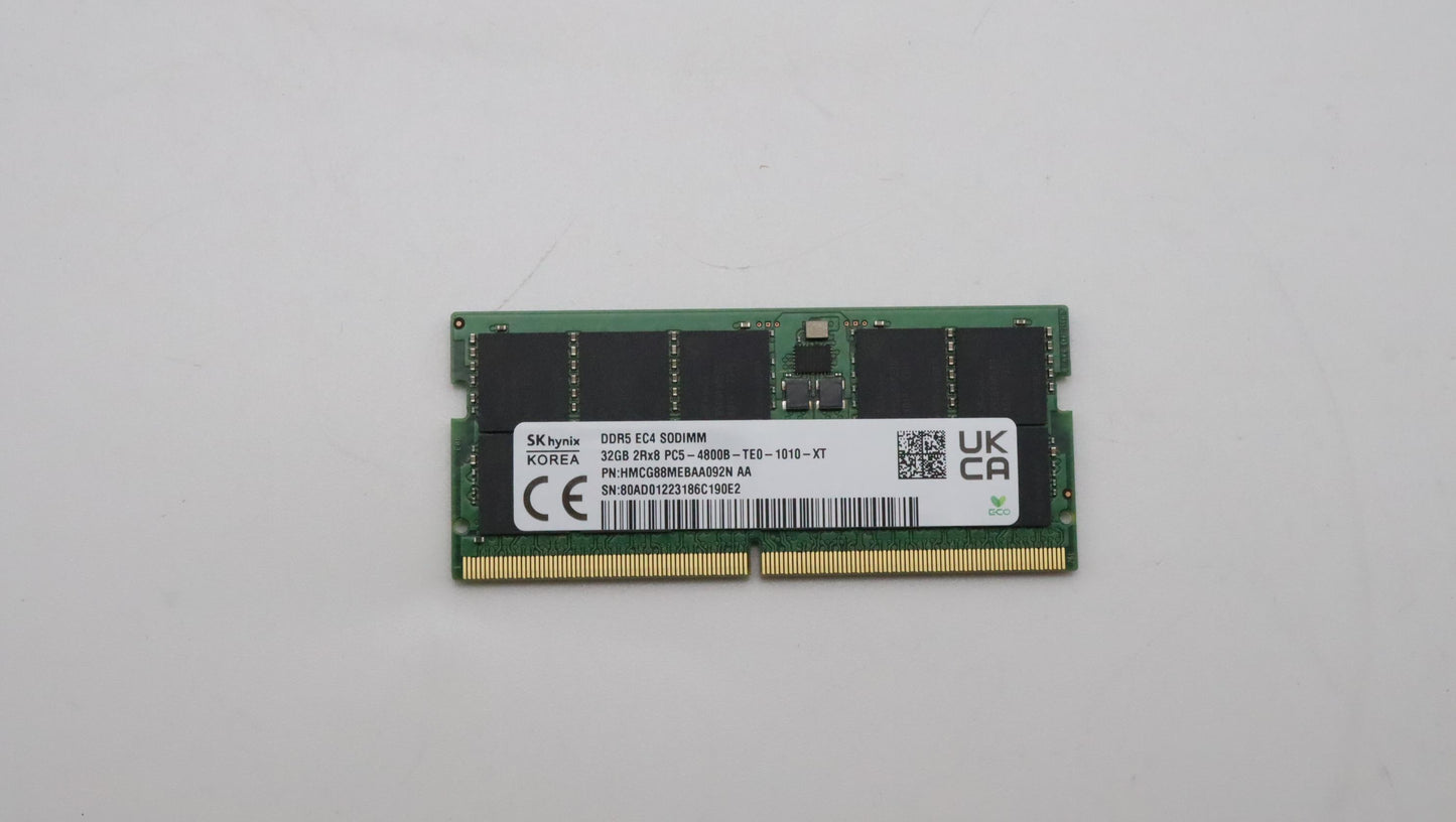 Lenovo Memory Ecc Sodimm,32Gb,Ddr5,48 - 5M30Z71733