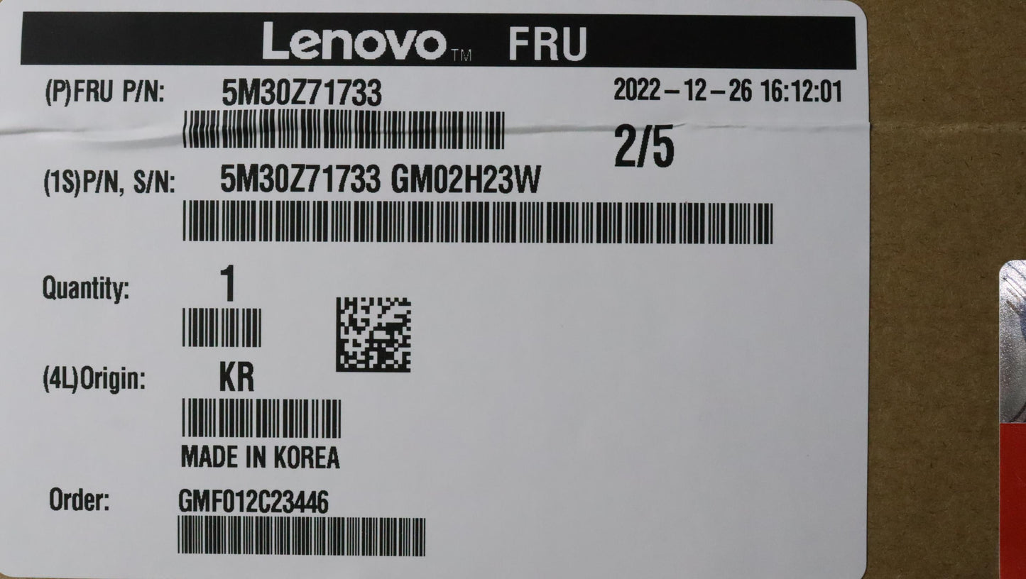 Lenovo Memory Ecc Sodimm,32Gb,Ddr5,48 - 5M30Z71733