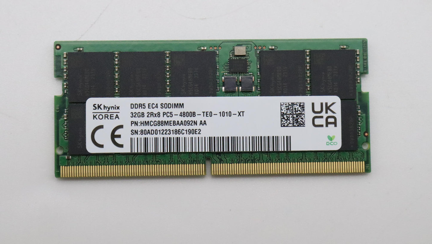 Lenovo Memory Ecc Sodimm,32Gb,Ddr5,48 - 5M30Z71733
