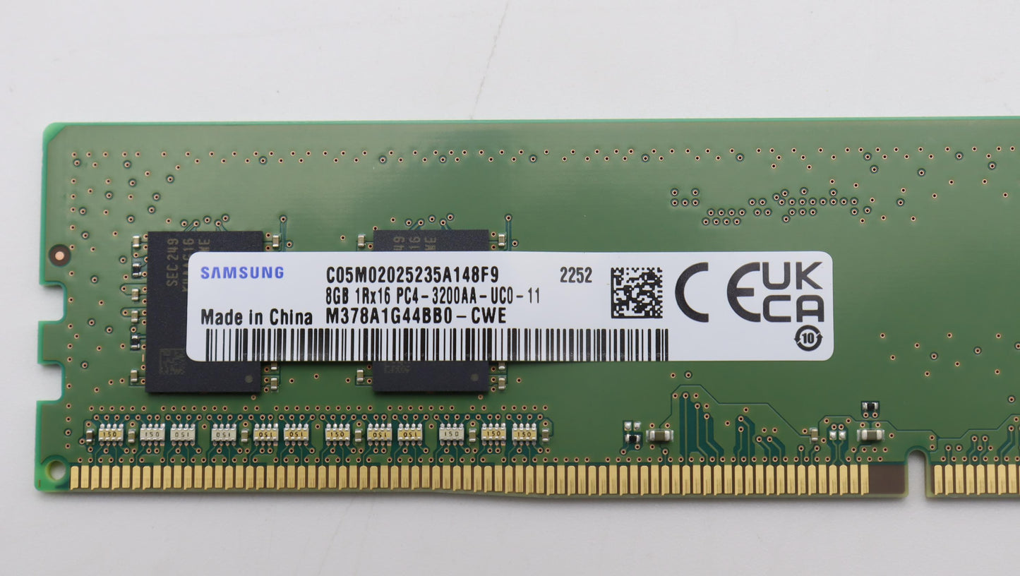 Lenovo (5M30Z71739) Memory, 8G, DDR4, 3200, UDIMM, SAMSUNG