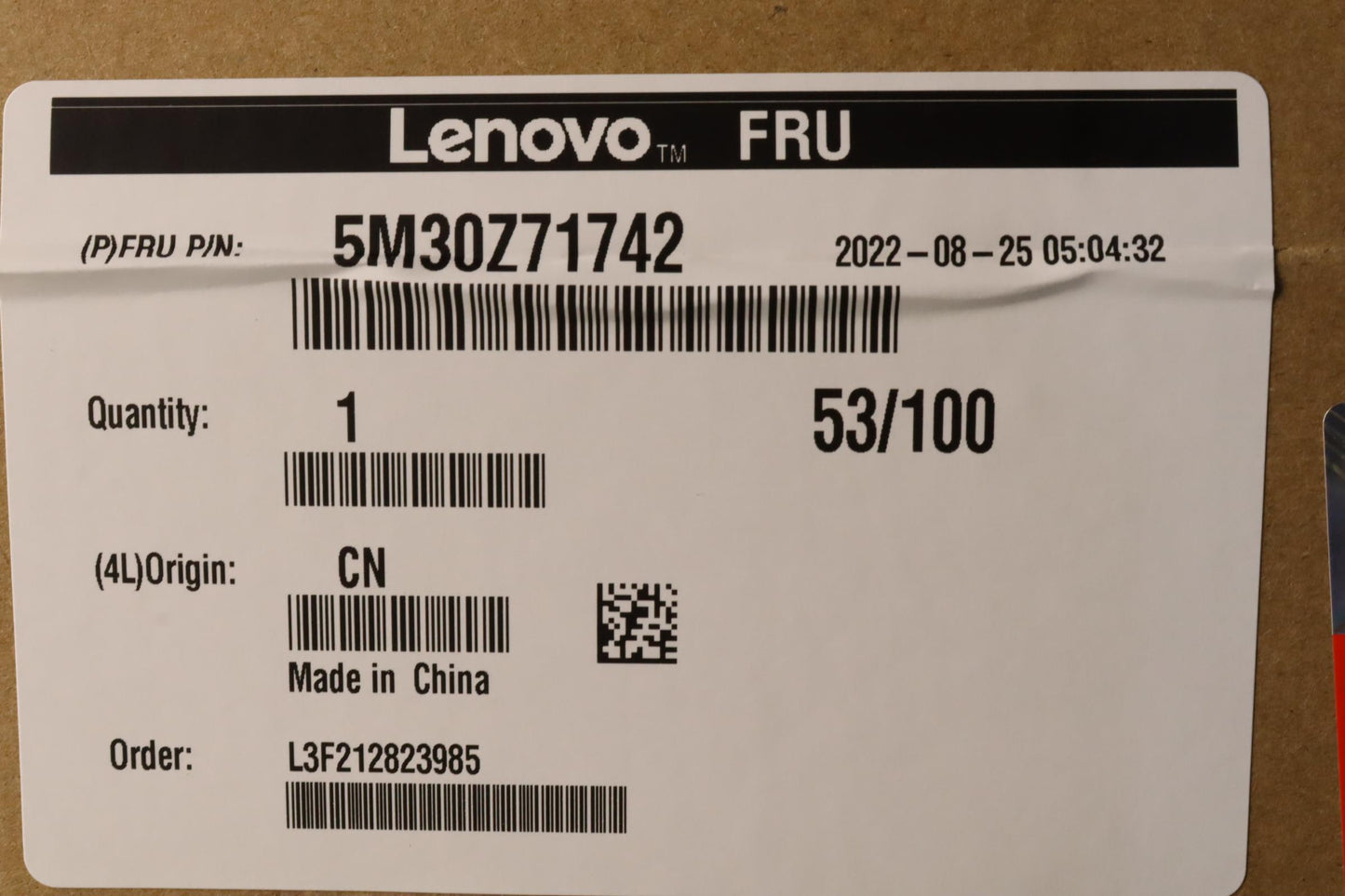 Lenovo Memory Udimm,8Gb,Ddr4,3200,Kin - 5M30Z71742