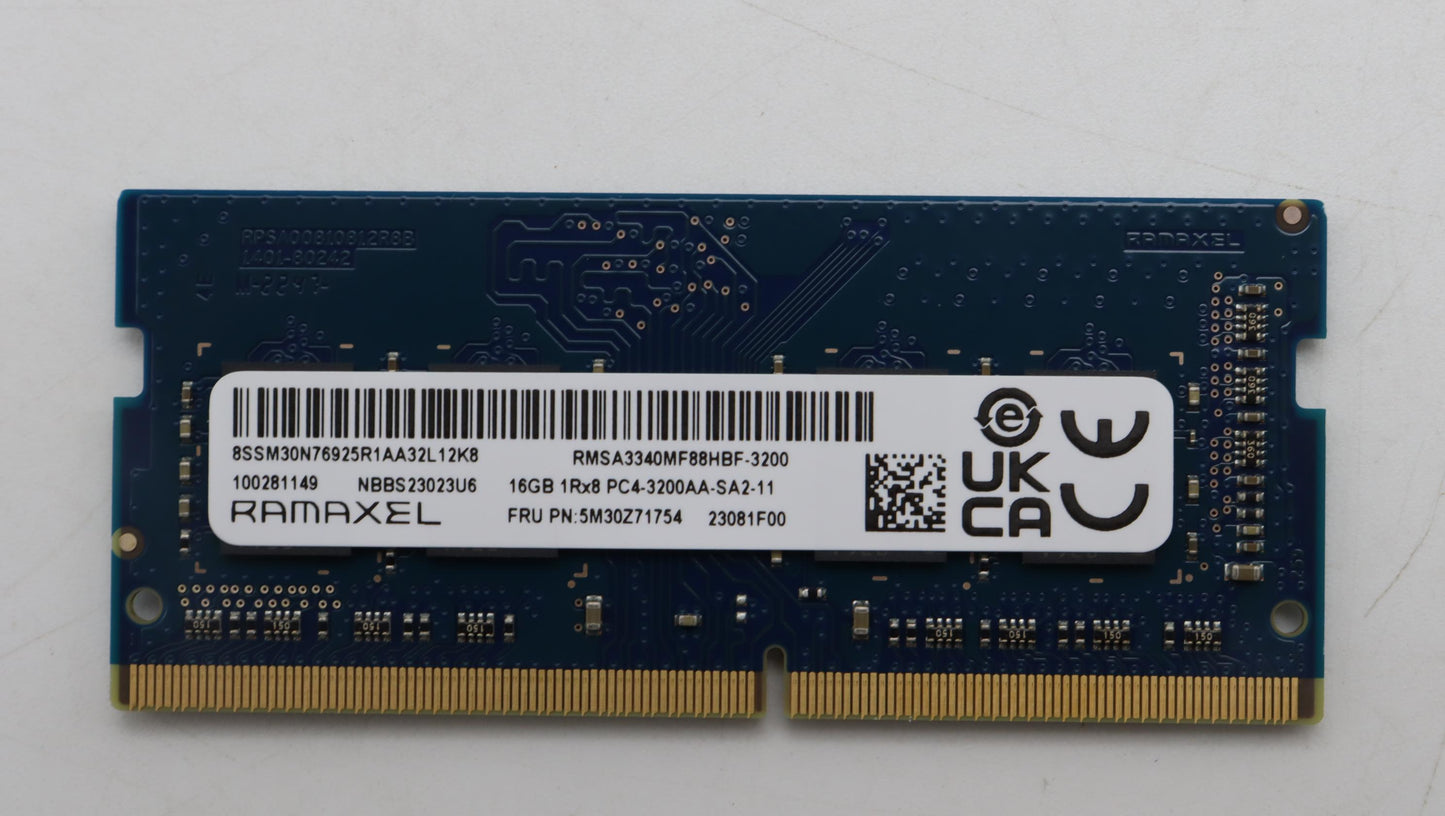 Lenovo (5M30Z71754) 16GB DDR4-3200 SoDIMM RAM Module by Ramaxel