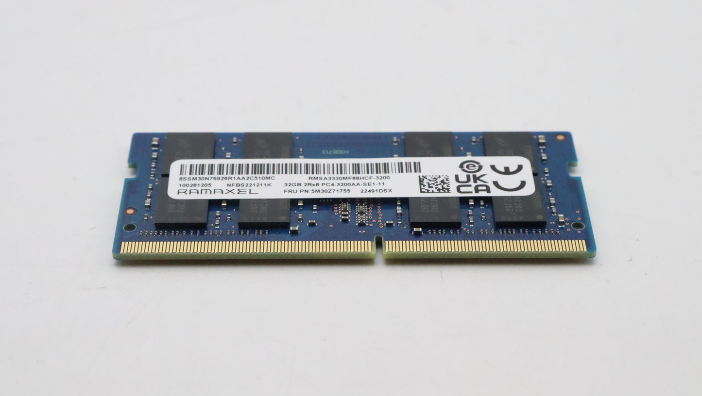 Lenovo Memory Sodimm,32Gb,Ddr4,3200,R - 5M30Z71755