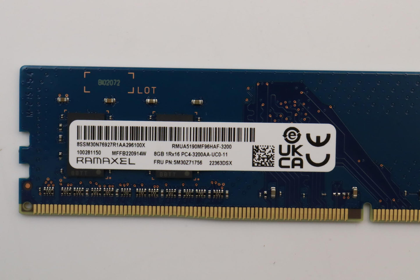 Lenovo Memory Udimm,8Gb,Ddr4,3200,Ram - 5M30Z71756
