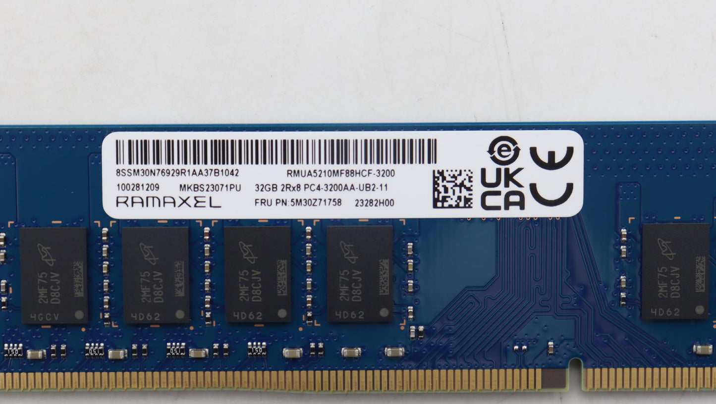 Lenovo Memory Udimm,32Gb,Ddr4,3200,Ra - 5M30Z71758