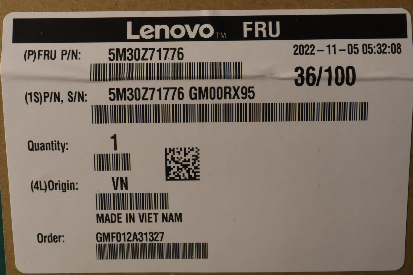 Lenovo Memory Sodimm,16Gb,Ddr5,4800,S - 5M30Z71776