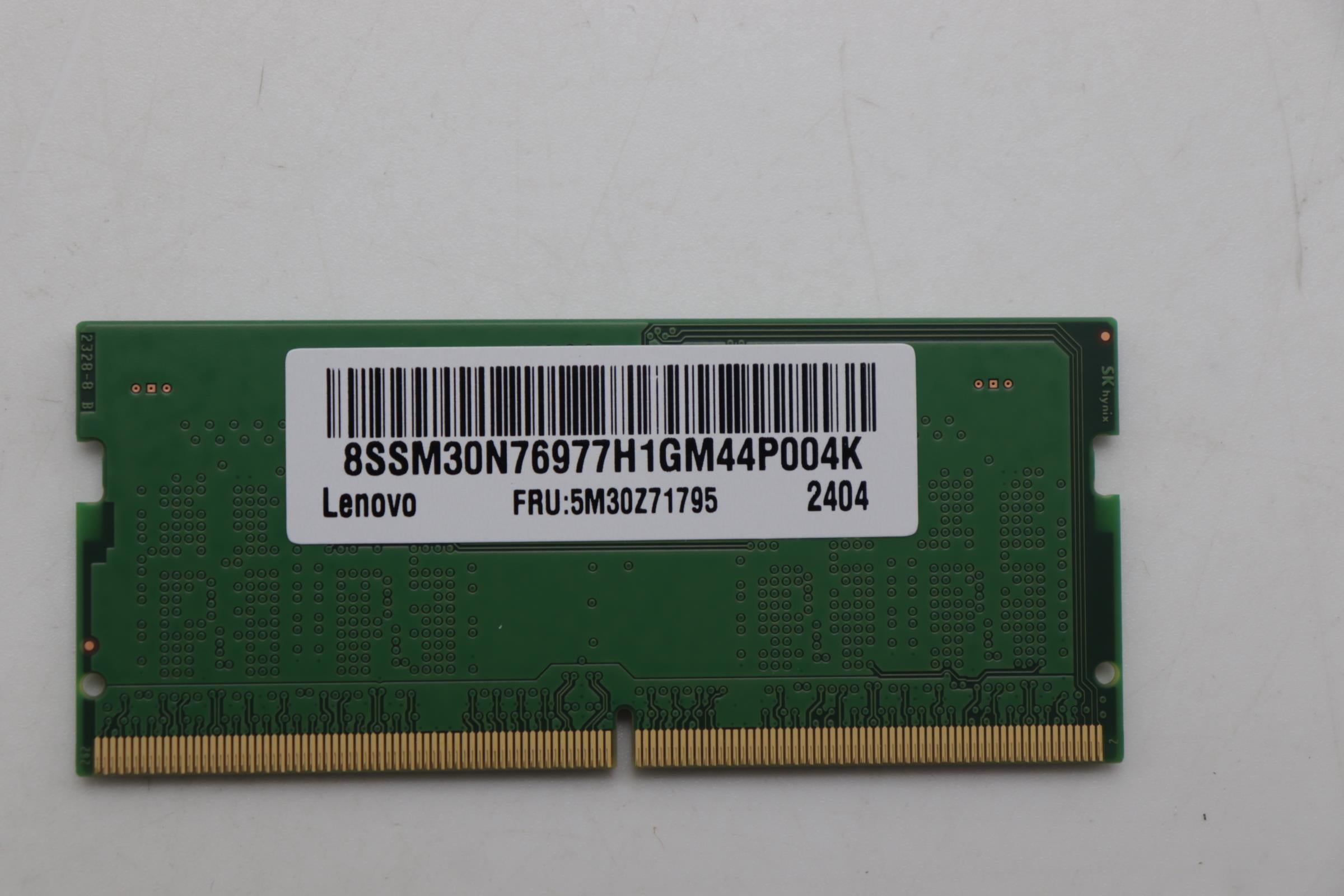 Lenovo純正DDR5-5600 8GB SO-DIMM Micron動確済 Lenovo Memory Sodimm,8Gb,Ddr5,5600,Sk - 5M30Z71795– LenovoPart