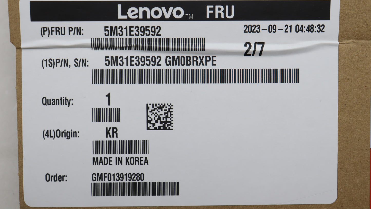 Lenovo Memory Ecc-Udimm,32Gb,Ddr5,560 - 5M31E39592