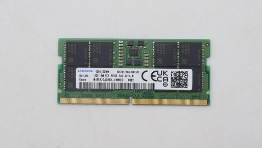 Lenovo (5M31K03047) Memory, 16GB, DDR5, 5600 MHz, SODIMM, Samsung