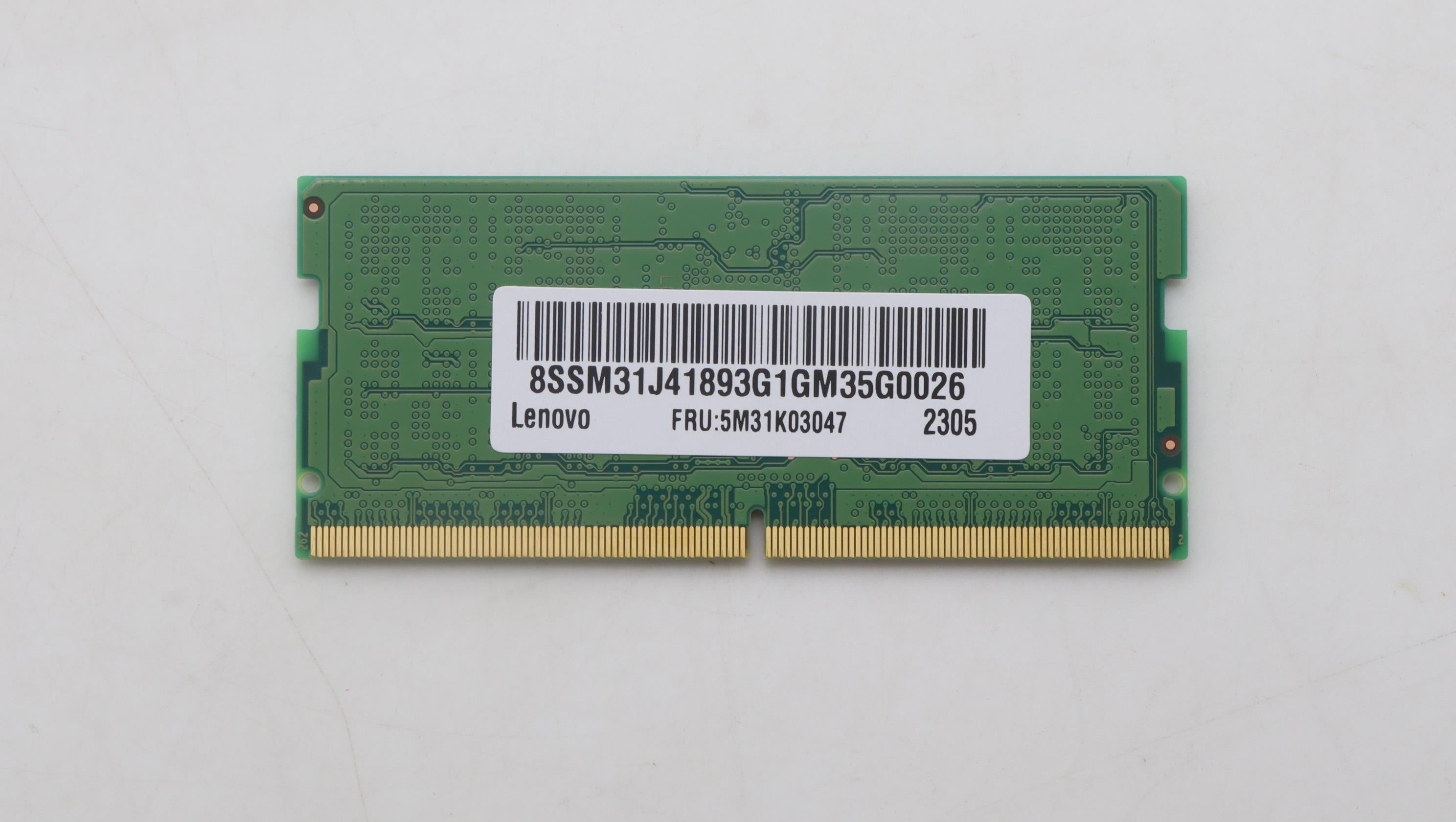 Lenovo Memory, 16GB, DDR5, 5600 MHz, SODIMM, Samsung - 5M31K03047