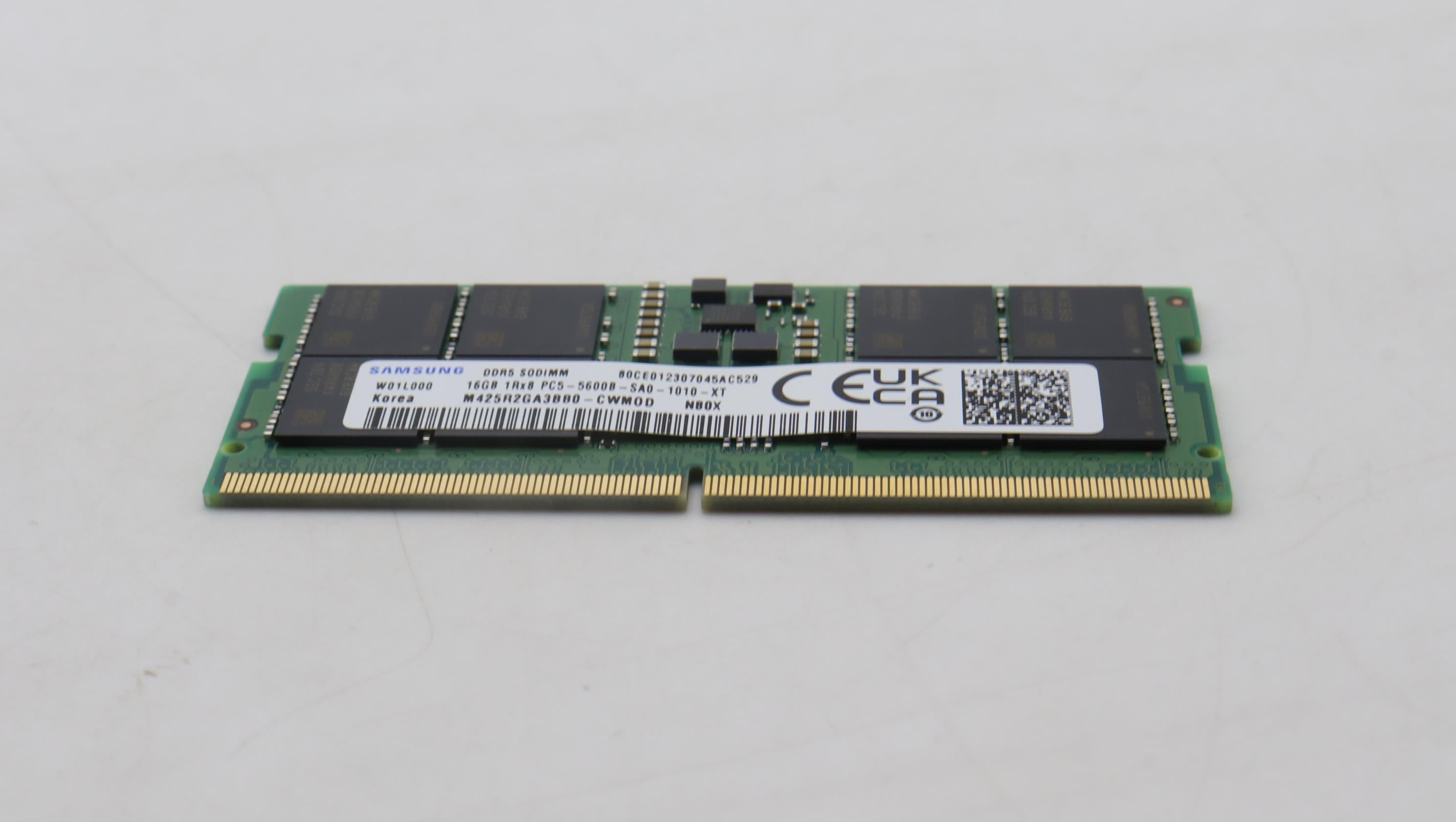 Lenovo Memory, 16GB, DDR5, 5600 MHz, SODIMM, Samsung - 5M31K03047
