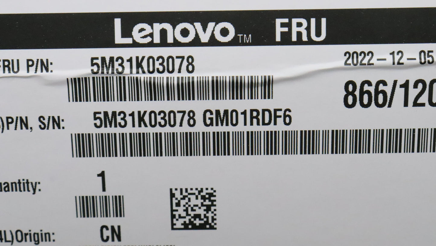 Lenovo Memory Sodimm,8Gb,Ddr4,3200,Ra - 5M31K03078