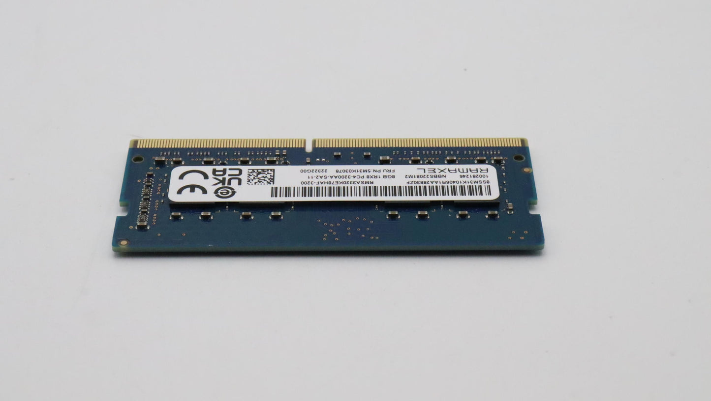 Lenovo Memory Sodimm,8Gb,Ddr4,3200,Ra - 5M31K03078