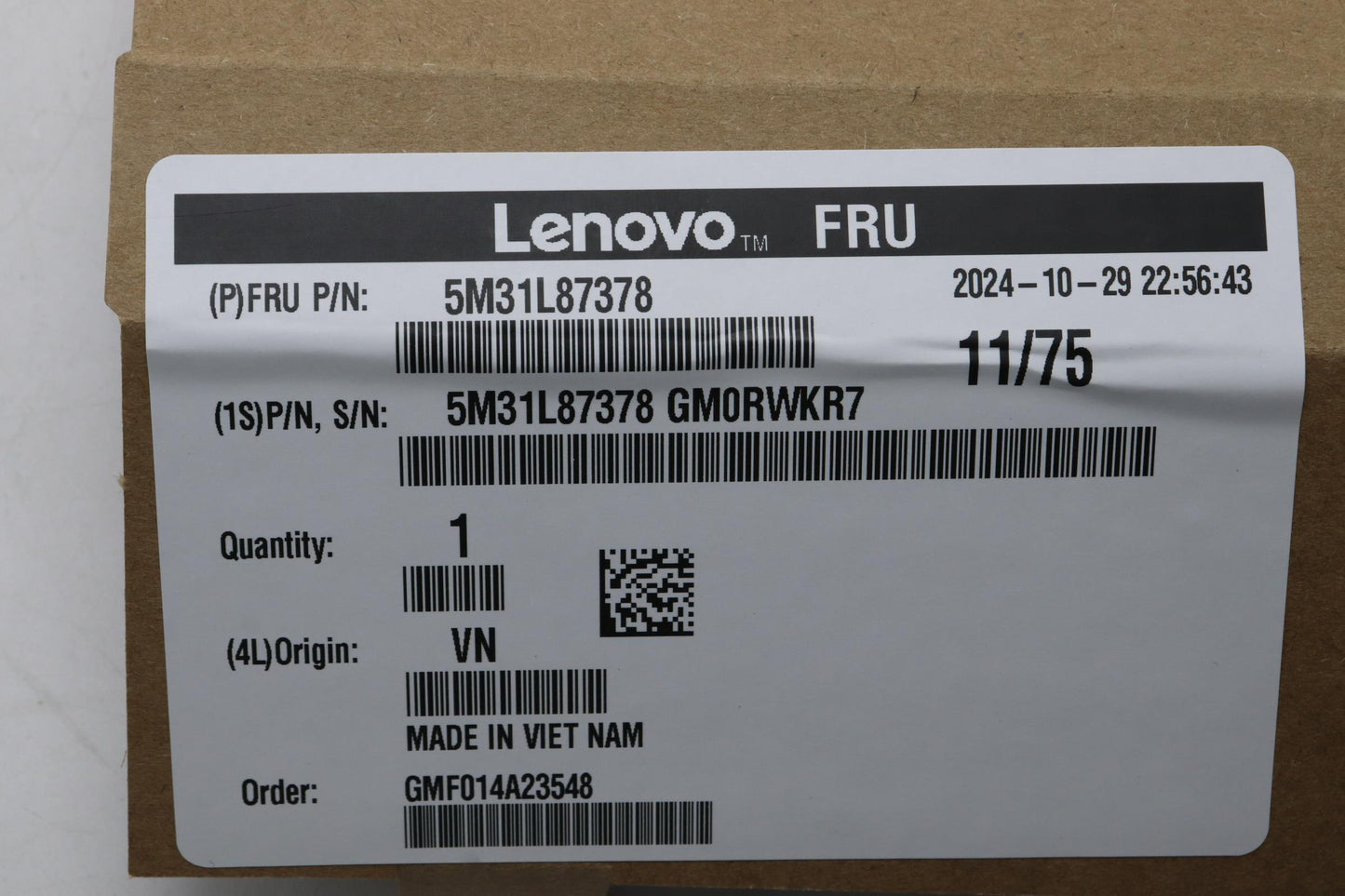 Lenovo Sodimm, 16Gb, Ddr5, 5600 - 5M31L87378