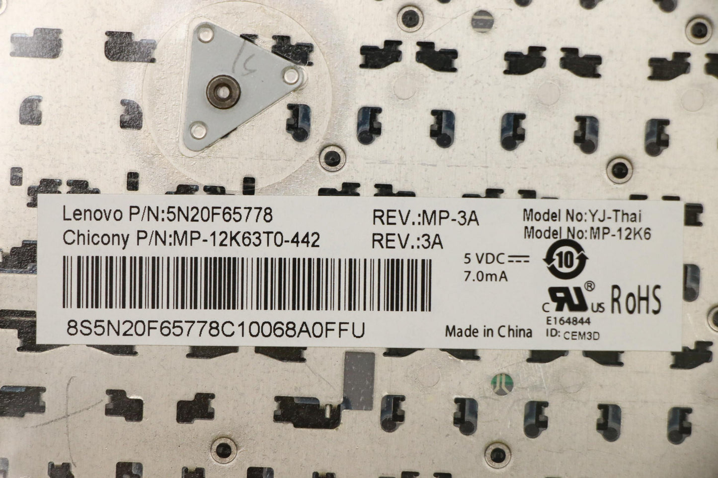Lenovo Ki Keyboards Internal - 5N20F65778
