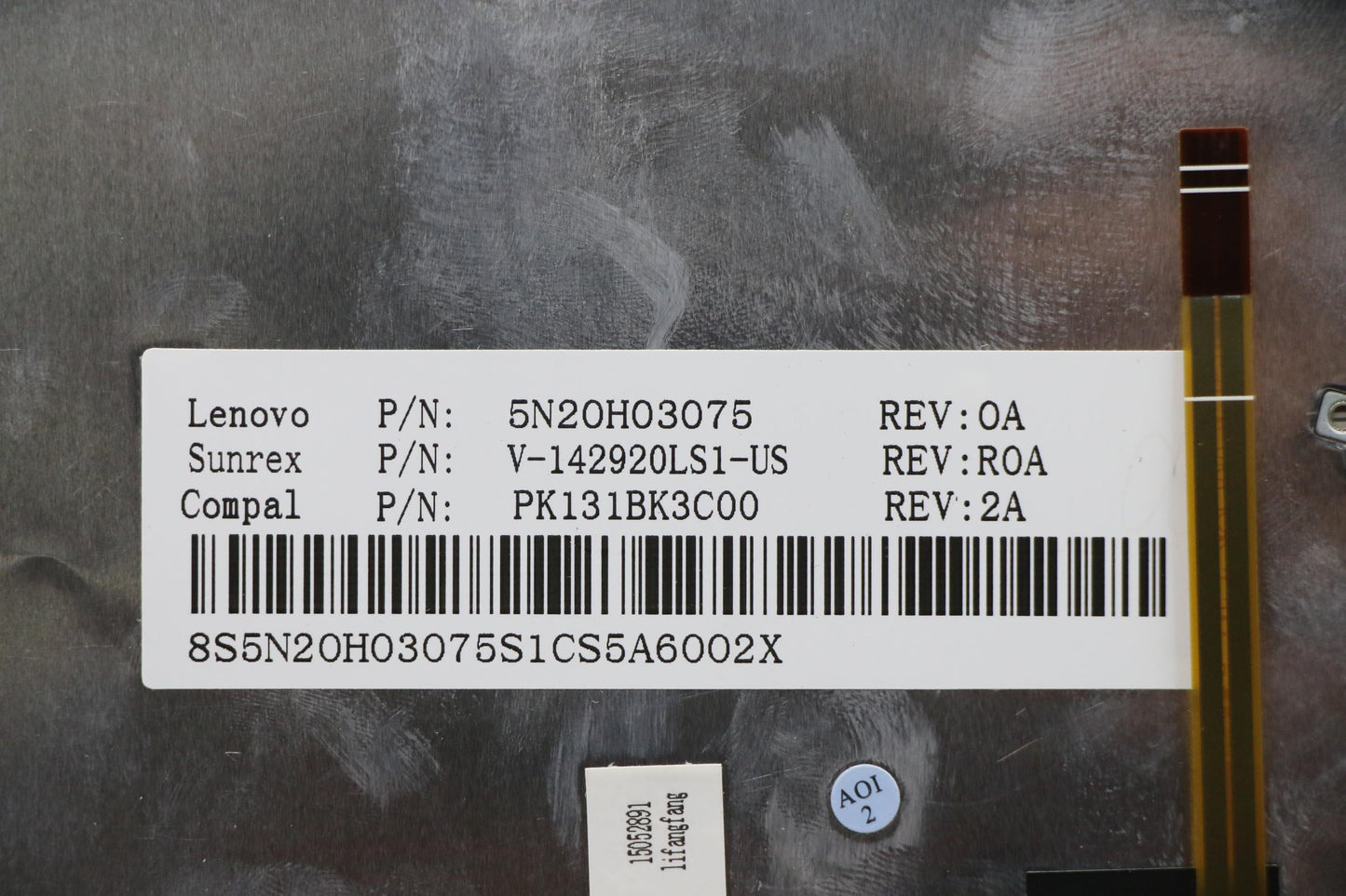 Lenovo Ki Keyboards Internal - 5N20H03075