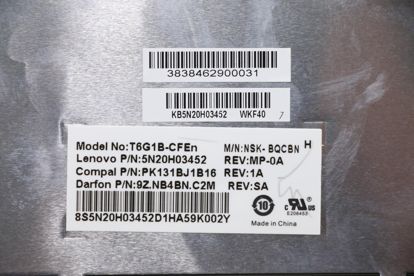 Lenovo Ki Keyboards Internal - 5N20H03452