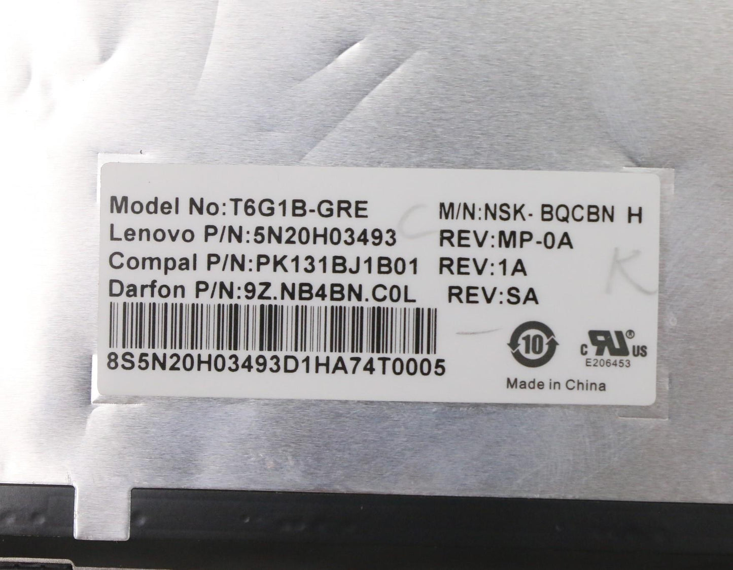 Lenovo Ki Keyboards Internal - 5N20H03493