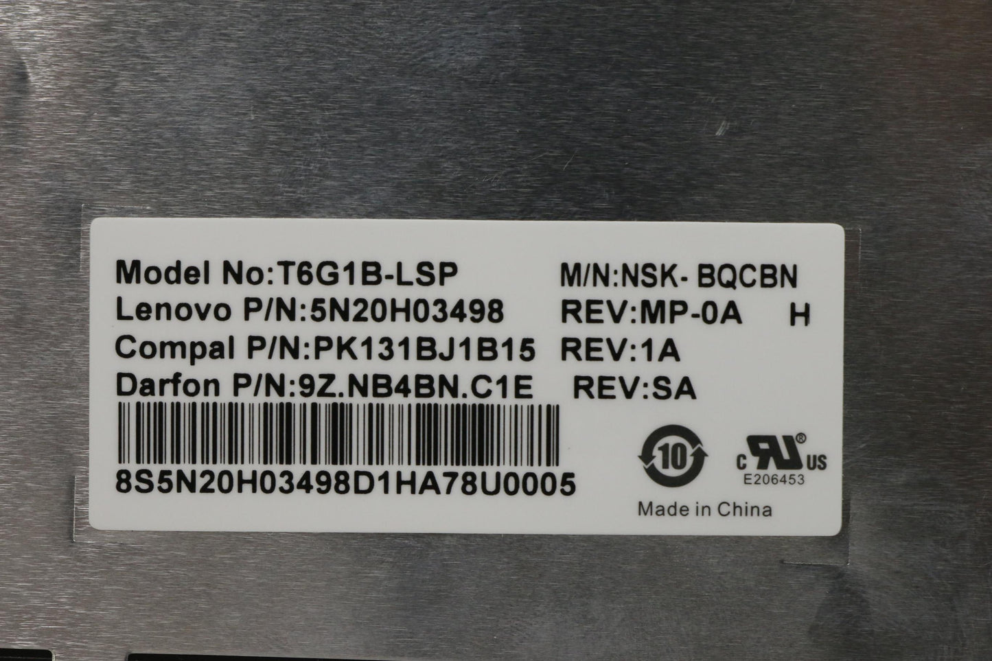 Lenovo Ki Keyboards Internal - 5N20H03498