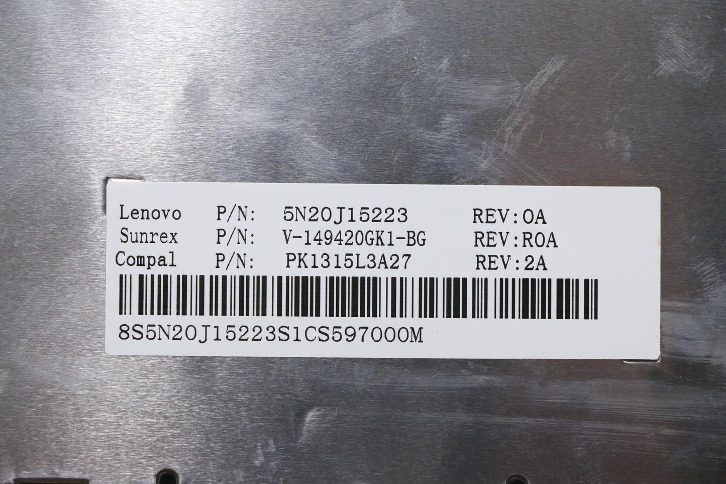 Lenovo Ki Keyboards Internal - 5N20J15223