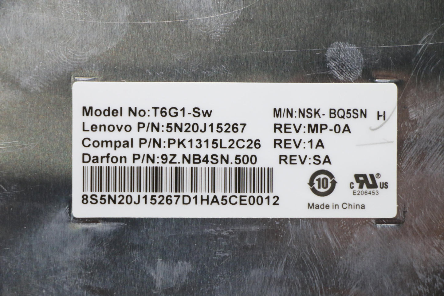 Lenovo Ki Keyboards Internal - 5N20J15267