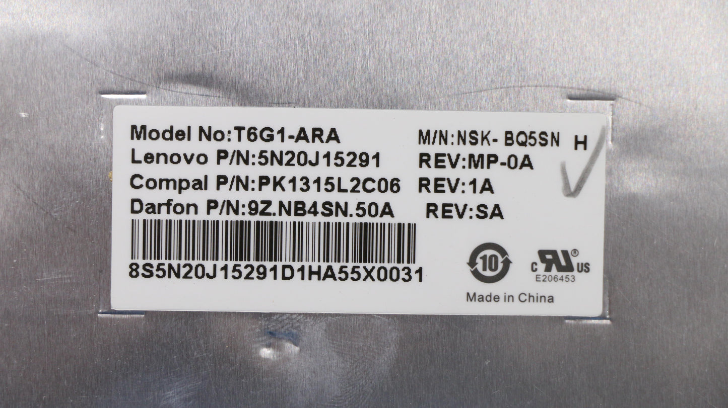 Lenovo Ki Keyboards Internal - 5N20J15291