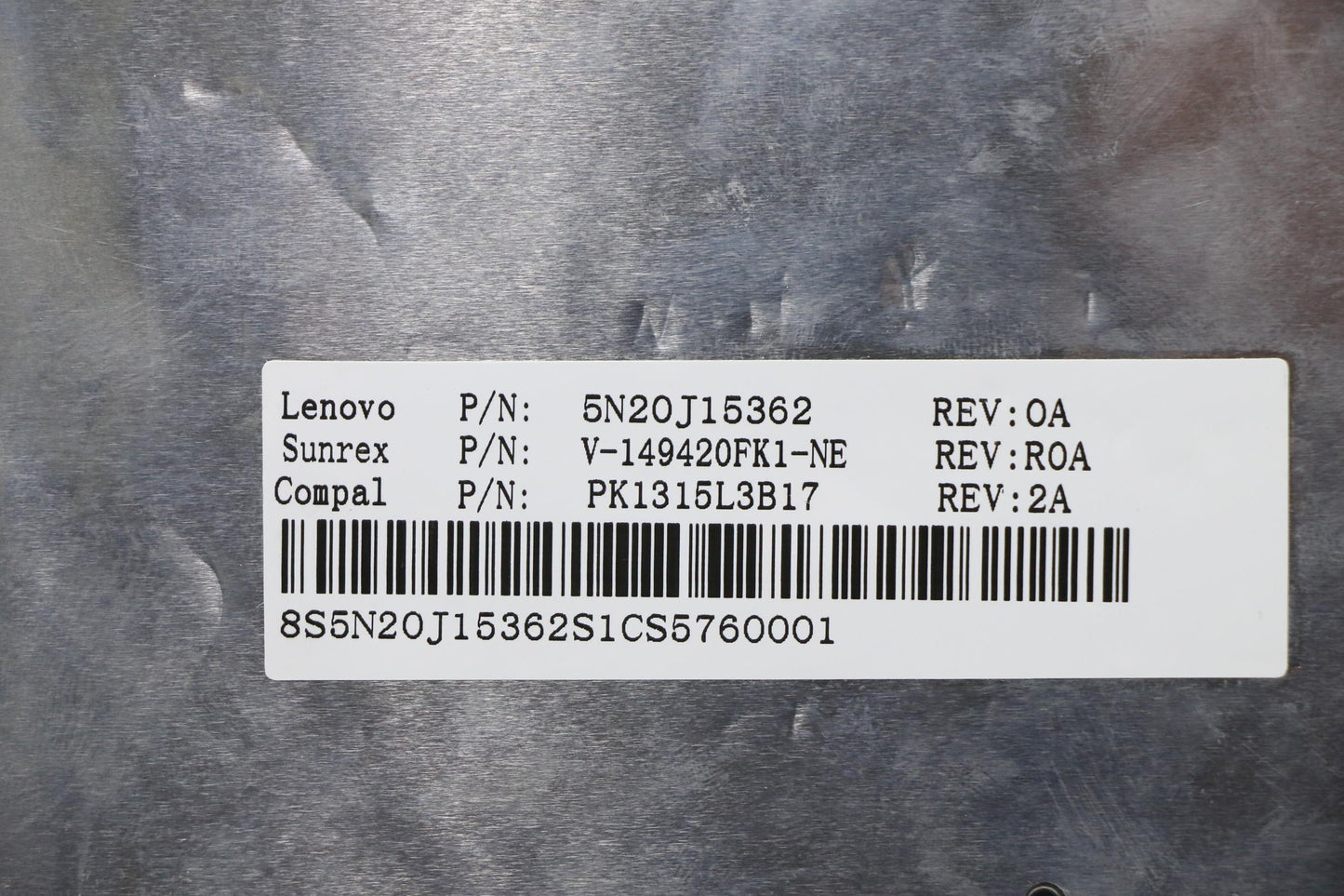 Lenovo Ki Keyboards Internal - 5N20J15362