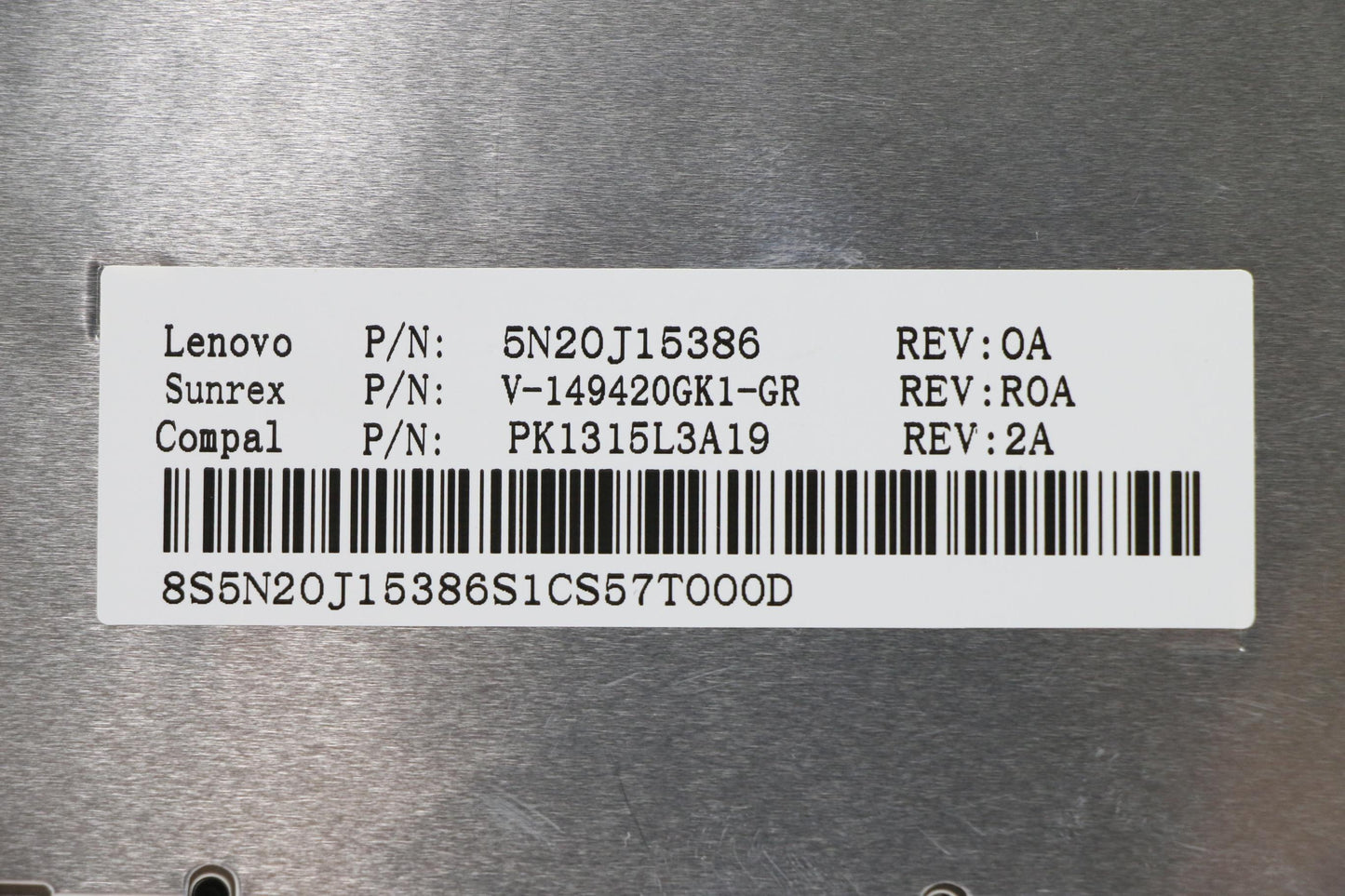 Lenovo Ki Keyboards Internal - 5N20J15386