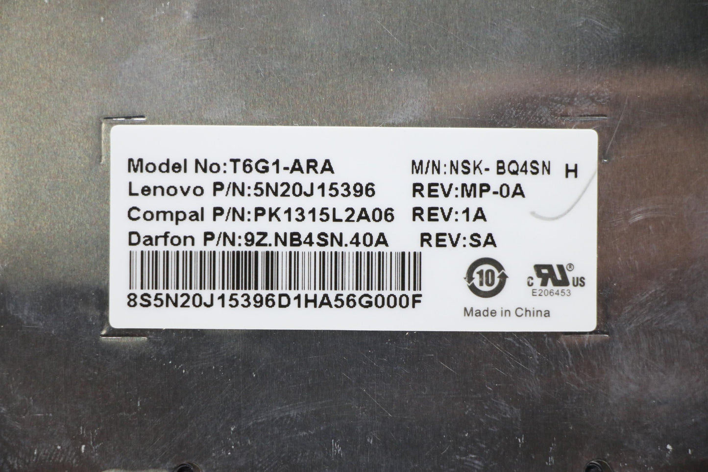Lenovo Ki Keyboards Internal - 5N20J15396